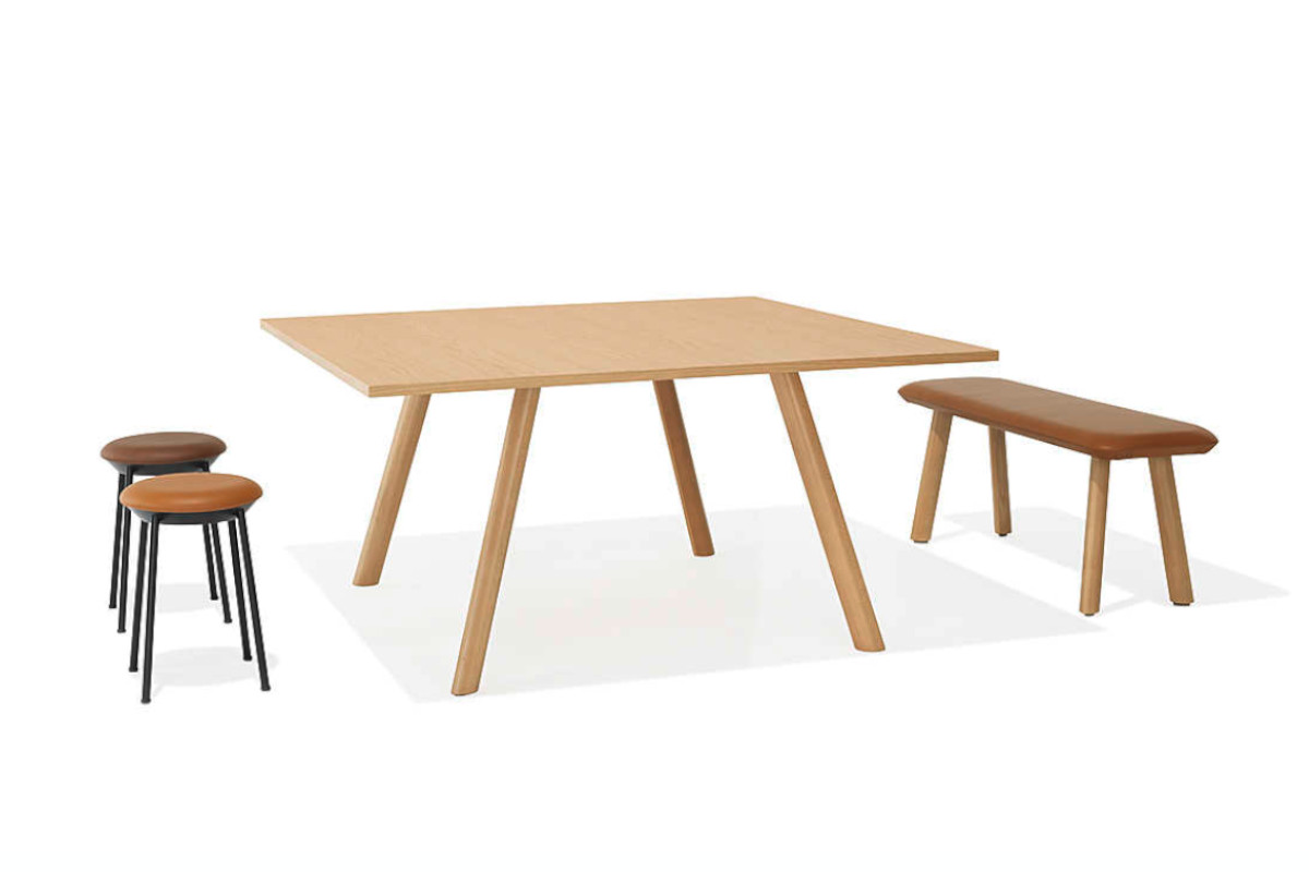 vierkante vergadertafel creva desk