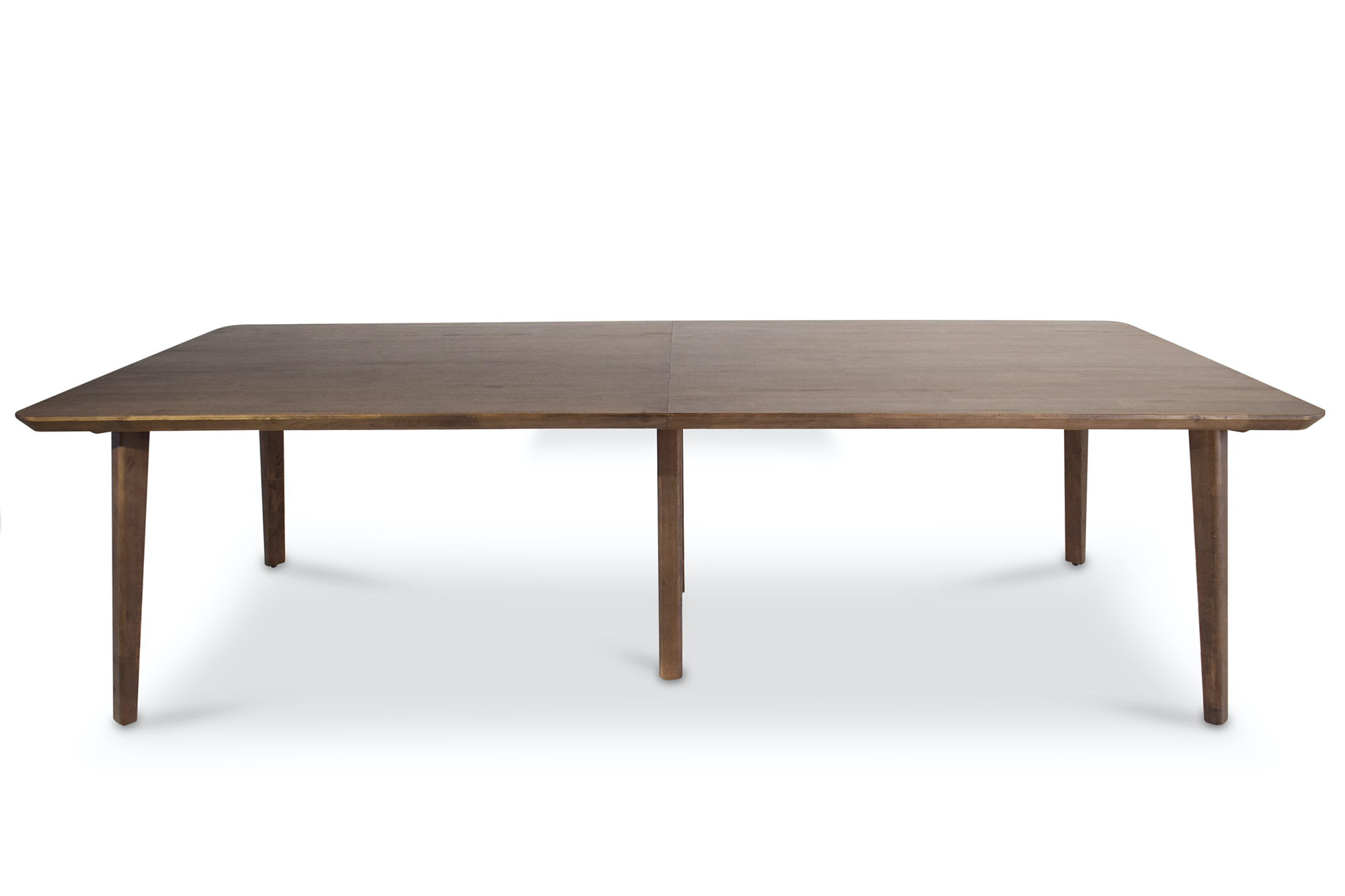 rechthoekige grote houten tafel